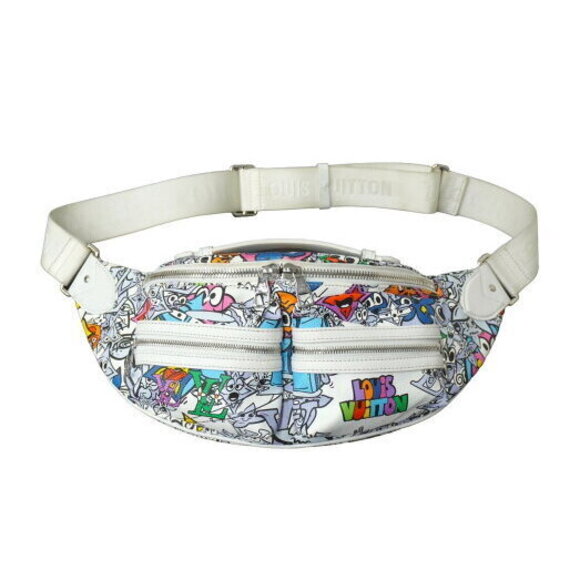 Louis Vuitton Handbags - Louis Vuitton Waist Bag Bum Multi Pocket White Multicolor Comics